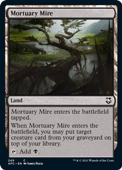 Mortuary Mire (249) [Commander: Adventures in the Forgotten Realms]