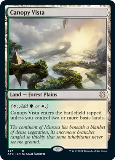 Canopy Vista (227) [Commander: Adventures in the Forgotten Realms]