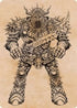 Iron Golem (Showcase) Art Card (80) [Art Series: Adventures in the Forgotten Realms]