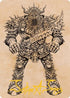 Iron Golem (Showcase) Art Card (Gold-Stamped Signature) (80) [Art Series: Adventures in the Forgotten Realms]