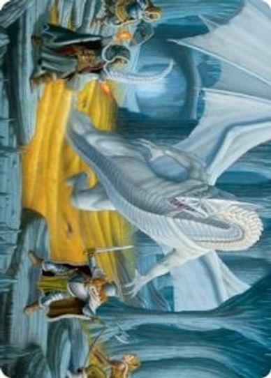 Cave of the Frost Dragon Art Card (46) [Art Series: Adventures in the Forgotten Realms]