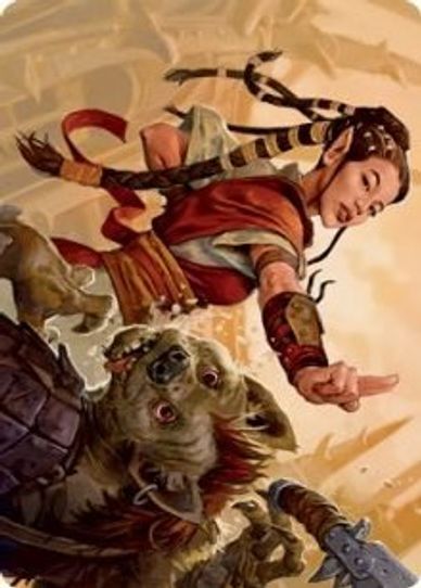 Half-Elf Monk Art Card (28) [Art Series: Adventures in the Forgotten Realms]