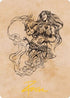 Djinni Windseer (Showcase) Art Card (Gold-Stamped Signature) (74) [Art Series: Adventures in the Forgotten Realms]