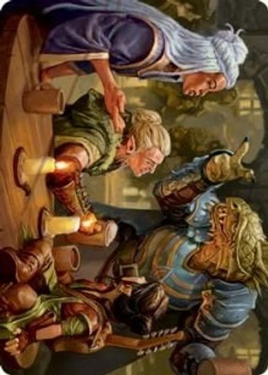 You Meet in a Tavern Art Card (49) [Art Series: Adventures in the Forgotten Realms]