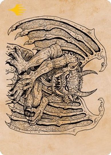Cloister Gargoyle (Showcase) Art Card (Gold-Stamped) (65) [Art Series: Adventures in the Forgotten Realms]