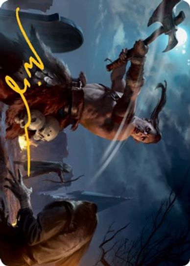 Critical Hit Art Card (Gold-Stamped Signature) (38) [Art Series: Adventures in the Forgotten Realms]