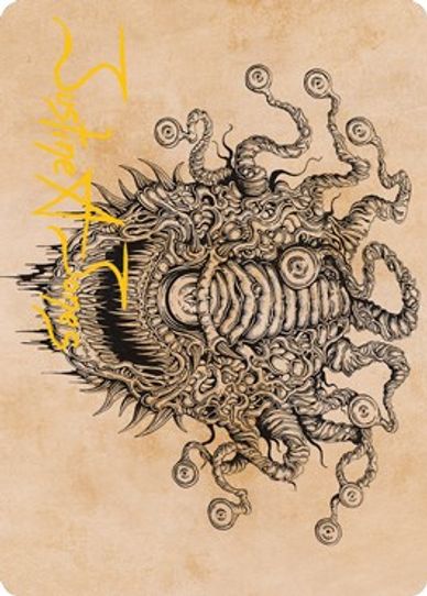 Baleful Beholder (Showcase) Art Card (Gold-Stamped Signature) (68) [Art Series: Adventures in the Forgotten Realms]