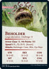 Beholder Art Card (Gold-Stamped Signature) (1) [Art Series: Adventures in the Forgotten Realms]