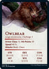Owlbear Art Card (Gold-Stamped Signature) (15) [Art Series: Adventures in the Forgotten Realms]