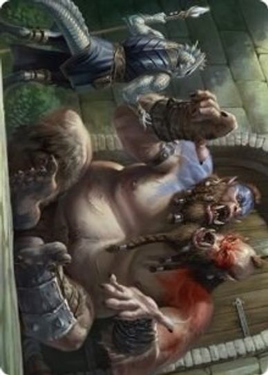 Ettin Art Card (13) [Art Series: Adventures in the Forgotten Realms]