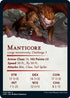 Manticore Art Card (Gold-Stamped Signature) (6) [Art Series: Adventures in the Forgotten Realms]