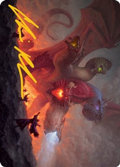 Tiamat Art Card (Gold-Stamped Signature) (26) [Art Series: Adventures in the Forgotten Realms]