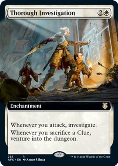 Thorough Investigation (Extended Art) (281) [Commander: Adventures in the Forgotten Realms]