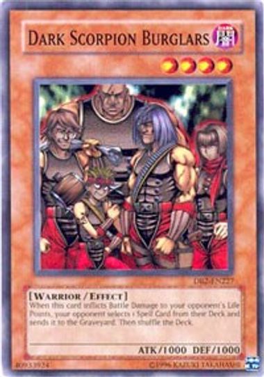 Dark Scorpion Burglars (DB2-EN227) [Dark Beginning 2]