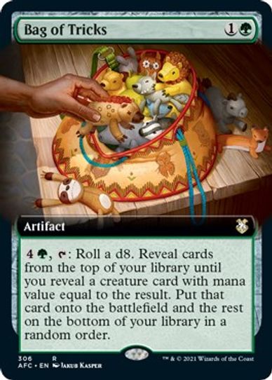 Bag of Tricks (Extended Art) (306) [Commander: Adventures in the Forgotten Realms]