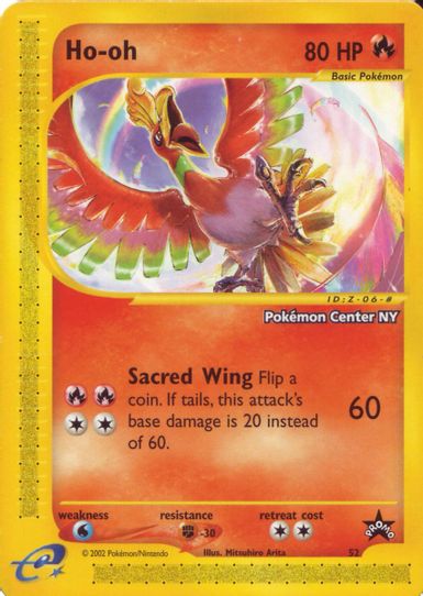 Ho-oh (Pokemon Center NY Promo) (52/63) [WoTC Promo]