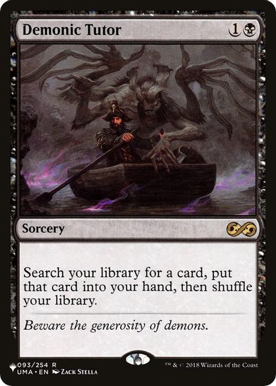 Demonic Tutor (UMA) (93) [The List]