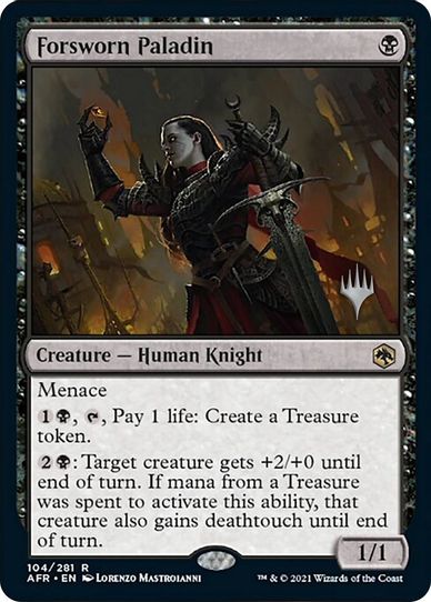 Forsworn Paladin (104) [Promo Pack: Adventures in the Forgotten Realms]