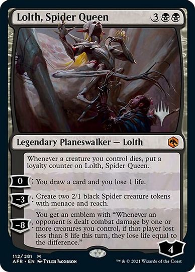 Lolth, Spider Queen (112) [Promo Pack: Adventures in the Forgotten Realms]