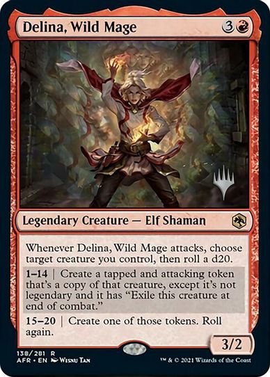 Delina, Wild Mage (138) [Promo Pack: Adventures in the Forgotten Realms]