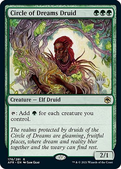 Circle of Dreams Druid (176) [Promo Pack: Adventures in the Forgotten Realms]
