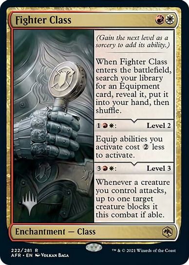 Fighter Class (222) [Promo Pack: Adventures in the Forgotten Realms]