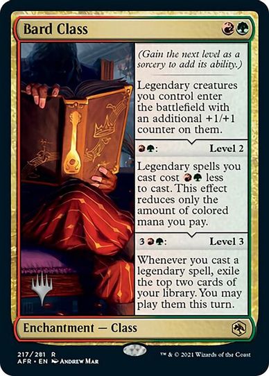 Bard Class (217) [Promo Pack: Adventures in the Forgotten Realms]