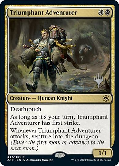 Triumphant Adventurer (237) [Promo Pack: Adventures in the Forgotten Realms]
