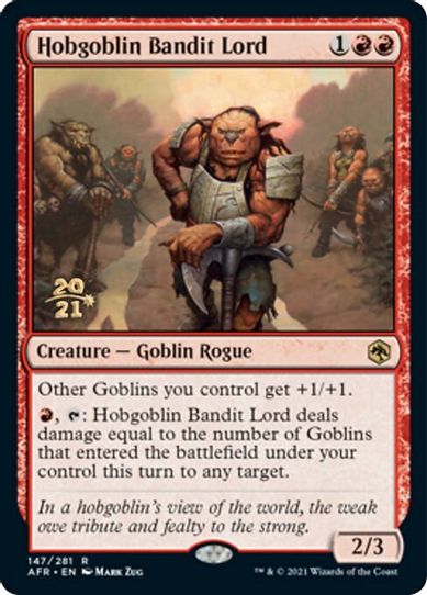Hobgoblin Bandit Lord (147) [Prerelease Cards]