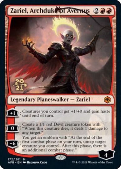 Zariel, Archduke of Avernus (172) [Prerelease Cards]