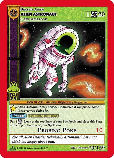Alien Astronaut (79) [Cryptid Nation: First Edition]