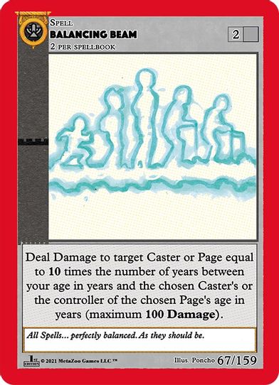 Balancing Beam (67) [Cryptid Nation: First Edition]