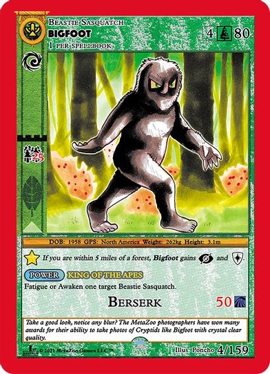 Bigfoot (4) [Cryptid Nation: First Edition]
