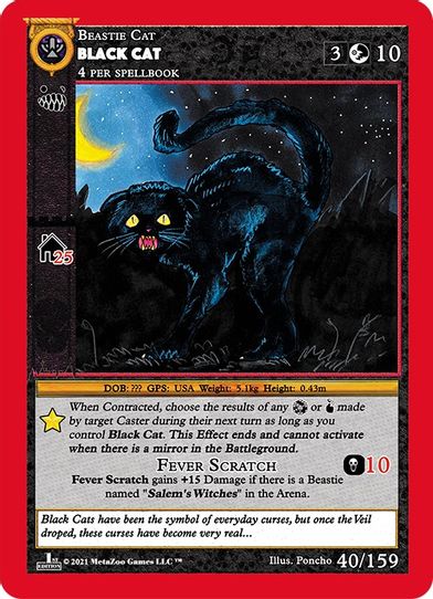 Black Cat (40) [Cryptid Nation: First Edition]