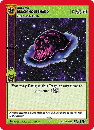 Black Hole Shard (32) [Cryptid Nation: First Edition]