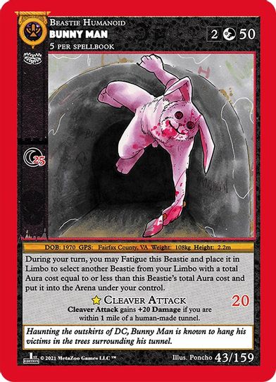 Bunny Man (43) [Cryptid Nation: First Edition]
