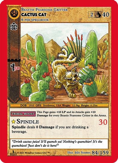 Cactus Cat (84) [Cryptid Nation: First Edition]