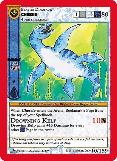 Chessie (10) [Cryptid Nation: First Edition]