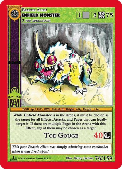 Enfield Monster (76) [Cryptid Nation: First Edition]