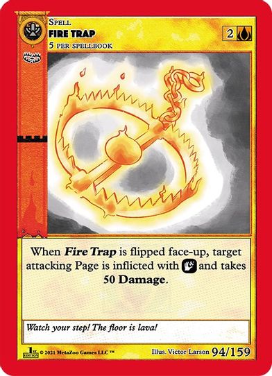 Fire Trap (94) [Cryptid Nation: First Edition]