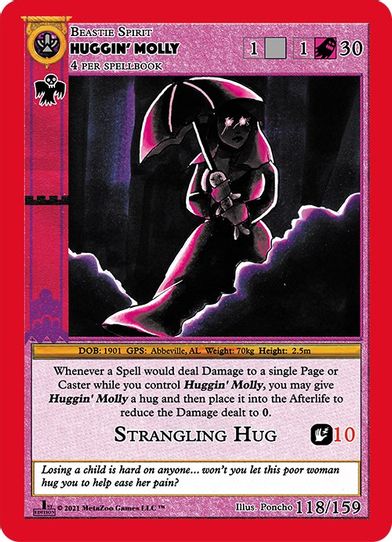Huggin' Molly (118) [Cryptid Nation: First Edition]