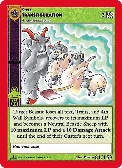 Transfiguration (81) [Cryptid Nation: First Edition]