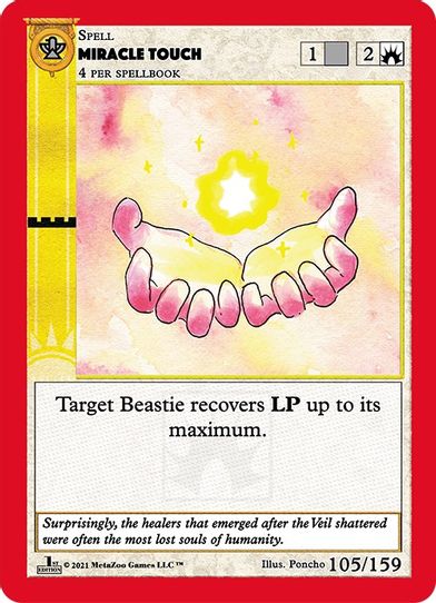 Miracle Touch (105) [Cryptid Nation: First Edition]
