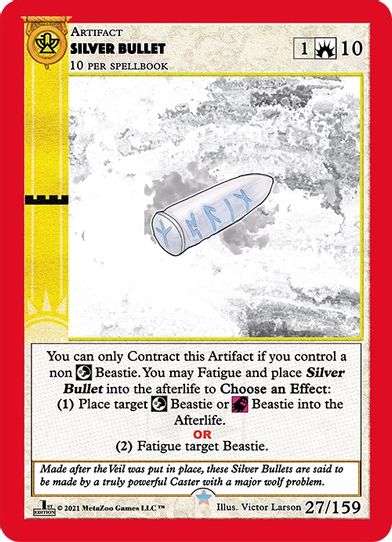 Silver Bullet (27) [Cryptid Nation: First Edition]