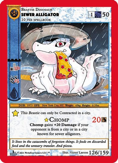 Sewer Alligator (126) [Cryptid Nation: First Edition]