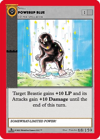 Powerup Blue (68) [Cryptid Nation: First Edition]