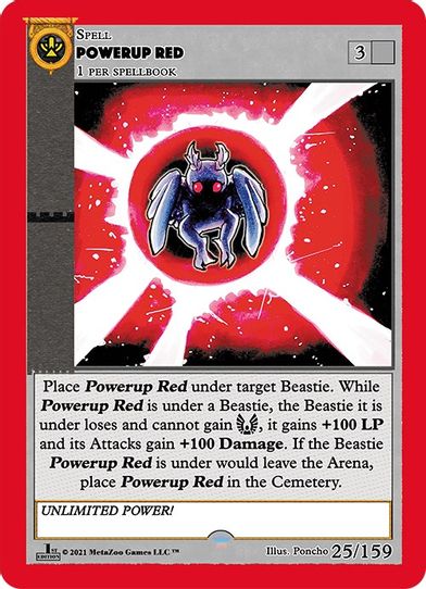 Powerup Red (25) [Cryptid Nation: First Edition]