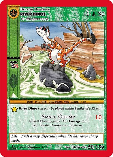 River Dinos (58) [Cryptid Nation: First Edition]