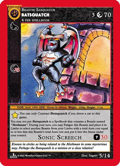 Batsquatch (5) [Cryptid Nation: First Edition Release Event Deck]