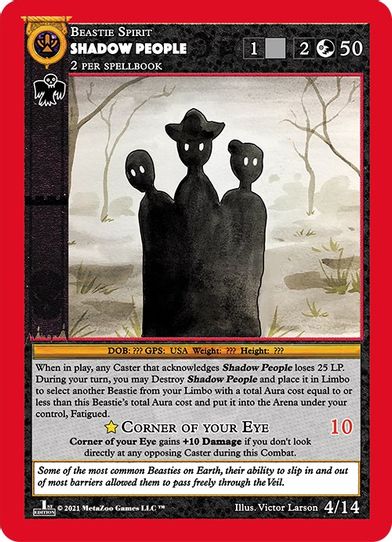 Shadow People (4) [Cryptid Nation: First Edition Release Event Deck]